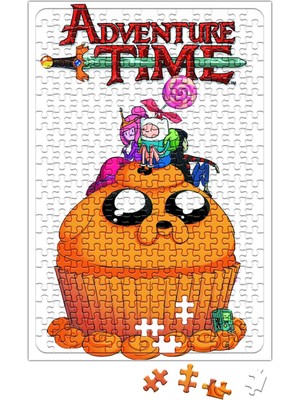 Baskı Dükkanı Adventure Time Finn Jack Puzzle 240 Parça Yapboz
