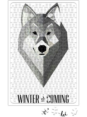 Baskı Dükkanı Winter Is Coming Game Of Thrones Puzzle 240 Parça Yapboz