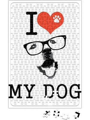 Baskı Dükkanı I Love Vikings Minions Puzzle 240 Parça Yapboz