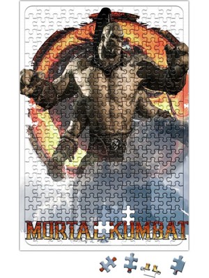 Baskı Dükkanı Goro Mortal Kombat Game Puzzle 240 Parça Yapboz