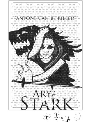 Baskı Dükkanı Arya Stark Puzzle 240 Parça Yapboz