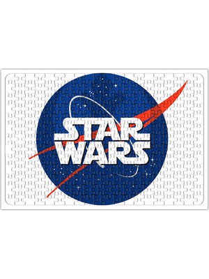 Baskı Dükkanı Star Wars Nasa Logo Puzzle 240 Parça Yapboz