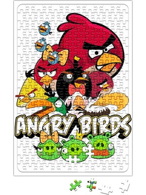 Baskı Dükkanı Angry Birds Puzzle 240 Parça Yapboz