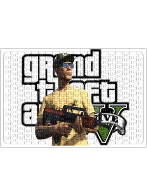 Baskı Dükkanı Grand Theft Auto V Gta V Puzzle 240 Parça Yapboz
