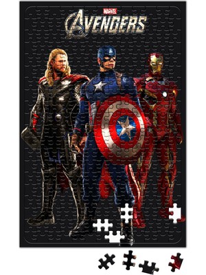 Baskı Dükkanı Avengers Os Vingadores Puzzle 240 Parça Yapboz