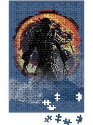 Baskı Dükkanı Alien Mortal Kombat Gamer Games Puzzle 240 Parça Yapboz