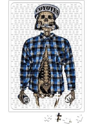 Baskı Dükkanı Coyotes Caveira Bone Puzzle 240 Parça Yapboz