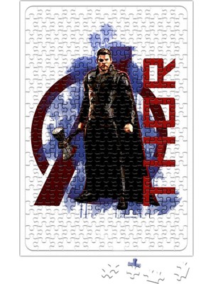 Baskı Dükkanı Avangers Thor Puzzle 240 Parça Yapboz