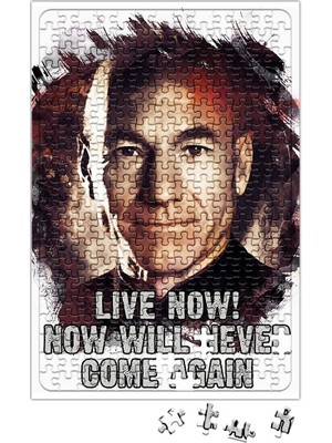 Baskı Dükkanı Captain Picard Puzzle 240 Parça Yapboz