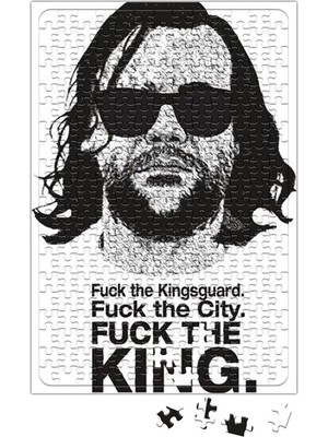 Baskı Dükkanı Game Of Thrones Fuuck The King Fuuck Puzzle 240 Parça Yapboz