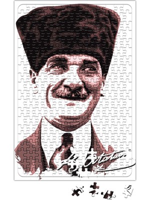 Baskı Dükkanı Mustafa Kemal Atatürk Puzzle 240 Parça Yapboz