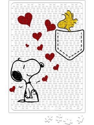 Baskı Dükkanı Love Snoopy Puzzle 240 Parça Yapboz