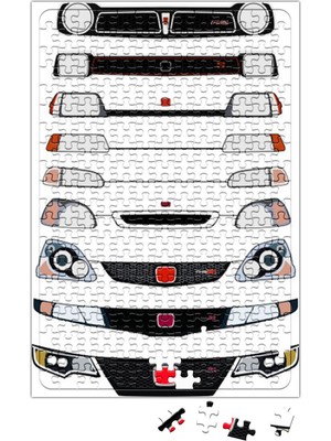 Baskı Dükkanı Honda Civic Puzzle 240 Parça Yapboz