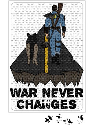 Baskı Dükkanı Fallout War Never Changes Puzzle 240 Parça Yapboz