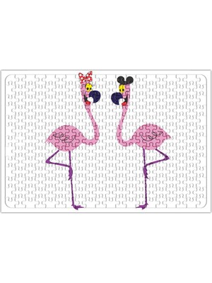 Baskı Dükkanı Flamingo 3 Puzzle 240 Parça Yapboz