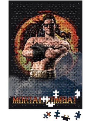 Baskı Dükkanı Mortal Kombat Jonny Cage Game Puzzle 240 Parça Yapboz