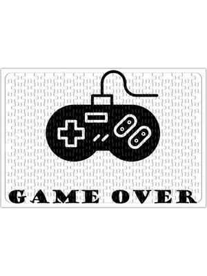 Baskı Dükkanı Gamer Game Over Puzzle 240 Parça Yapboz