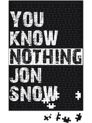 Baskı Dükkanı Know Nothing Puzzle 240 Parça Yapboz