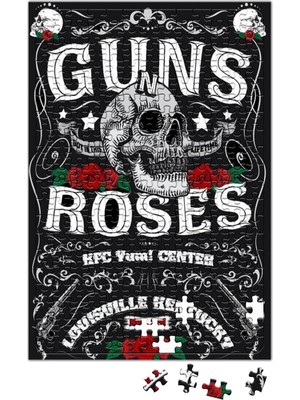Baskı Dükkanı Guns N Roses Puzzle 240 Parça Yapboz