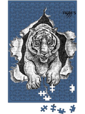 Baskı Dükkanı Espirito De Tigre Puzzle 240 Parça Yapboz