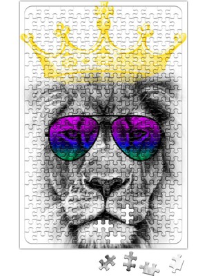 Baskı Dükkanı Kral Aslan Kaplan Puzzle 240 Parça Yapboz