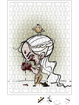 Baskı Dükkanı Khaleesi Eat Heart Puzzle 240 Parça Yapboz