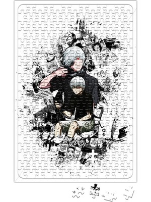 Baskı Dükkanı Kaneki Tokyo Ghoul Puzzle 240 Parça Yapboz