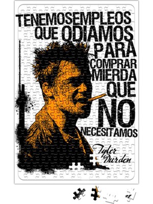 Baskı Dükkanı Tyler Durden 2 Puzzle 240 Parça Yapboz