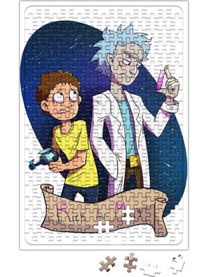 Baskı Dükkanı Rick Morty Puzzle 240 Parça Yapboz
