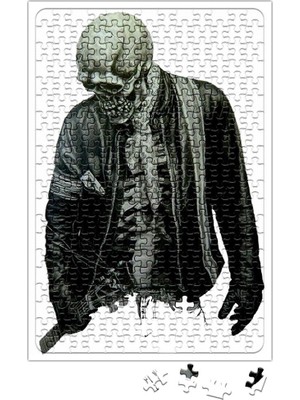 Baskı Dükkanı Skull Music Müzik Puzzle 240 Parça Yapboz