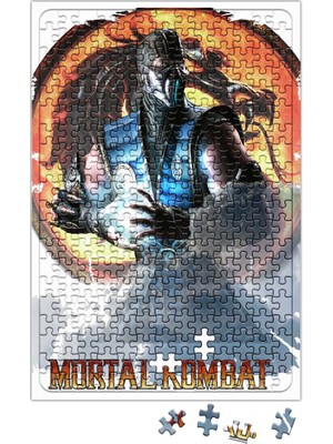 Baskı Dükkanı Sub Zero Mortal Kombat Game Puzzle 240 Parça Yapboz
