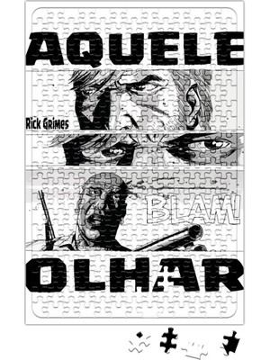 Baskı Dükkanı Rick Grimes 02 Puzzle 240 Parça Yapboz