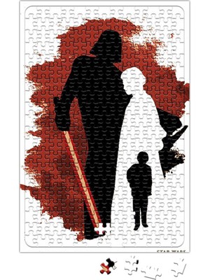 Baskı Dükkanı Luk And Dark Star Wars Puzzle 240 Parça Yapboz