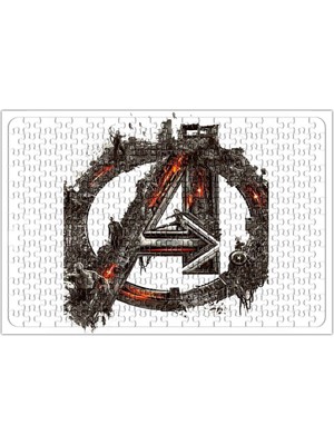 Baskı Dükkanı Avengers Flowers Puzzle 240 Parça Yapboz