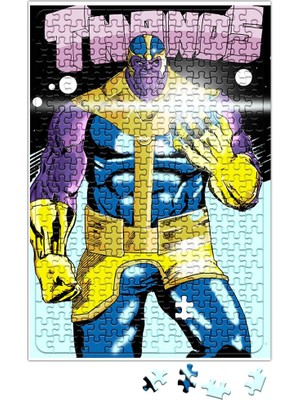 Baskı Dükkanı Thanos- Vingadores Guerra Infinita Puzzle 240 Parça Yapboz