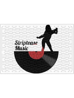 Baskı Dükkanı Striptease Music Müzik Puzzle 240 Parça Yapboz