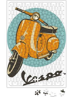 Baskı Dükkanı Vespa Puzzle 240 Parça Yapboz