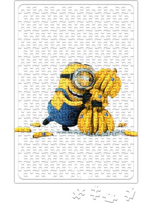 Baskı Dükkanı Minion Superman Puzzle 240 Parça Yapboz