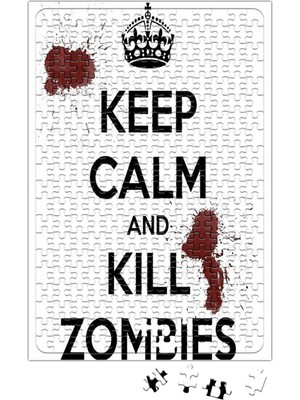 Baskı Dükkanı Kill Zombies Twd Puzzle 240 Parça Yapboz