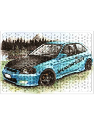 Baskı Dükkanı Honda Civic Mugen Puzzle 240 Parça Yapboz