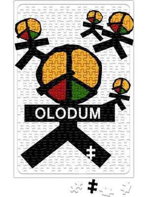 Baskı Dükkanı Michael Jackson Bad Puzzle 240 Parça Yapboz