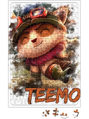 Baskı Dükkanı League Of Legends Teemo Puzzle 240 Parça Yapboz