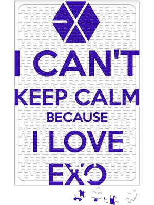 Baskı Dükkanı Exo I Cant Keep Calm Puzzle 240 Parça Yapboz