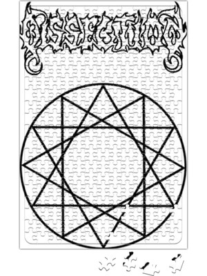 Baskı Dükkanı Dissection Logo Dark Funeral Emperor Puzzle