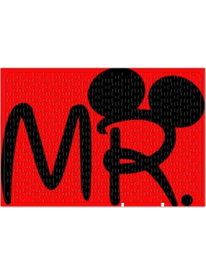 Baskı Dükkanı Disney Mickey Mouse Puzzle 240 Parça Yapboz