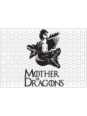 Baskı Dükkanı Mother Of Dragons Game Of Thrones Puzzle 240 Parça Yapboz