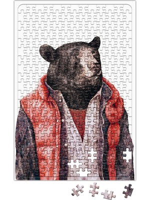 Baskı Dükkanı Retgo Klasik Ayı Puzzle 240 Parça Yapboz