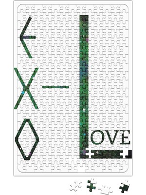 Baskı Dükkanı Exo Love Puzzle 240 Parça Yapboz