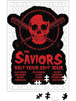 Baskı Dükkanı The Saviors Half Your Shit Tour Puzzle 240 Parça Yapboz
