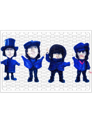 Baskı Dükkanı The Beatles Help Puzzle 240 Parça Yapboz